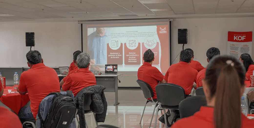 Encontro de equipes Coca-Cola FEMSA para alinhamento da operação