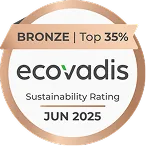 EcoVadis — medalla de bronce, Top 35%, junio de 2025